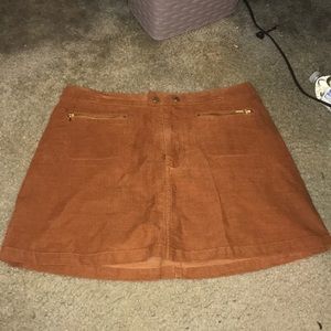 abercrombie corduroy skirt